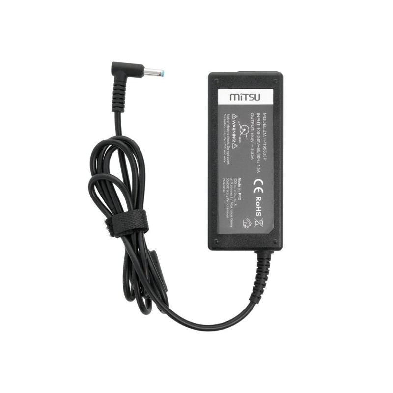Zasilacz sieciowy Mitsu 19.5V 3.33A (4.5x3.0 pin) 65W do not… | PartsPC.pl