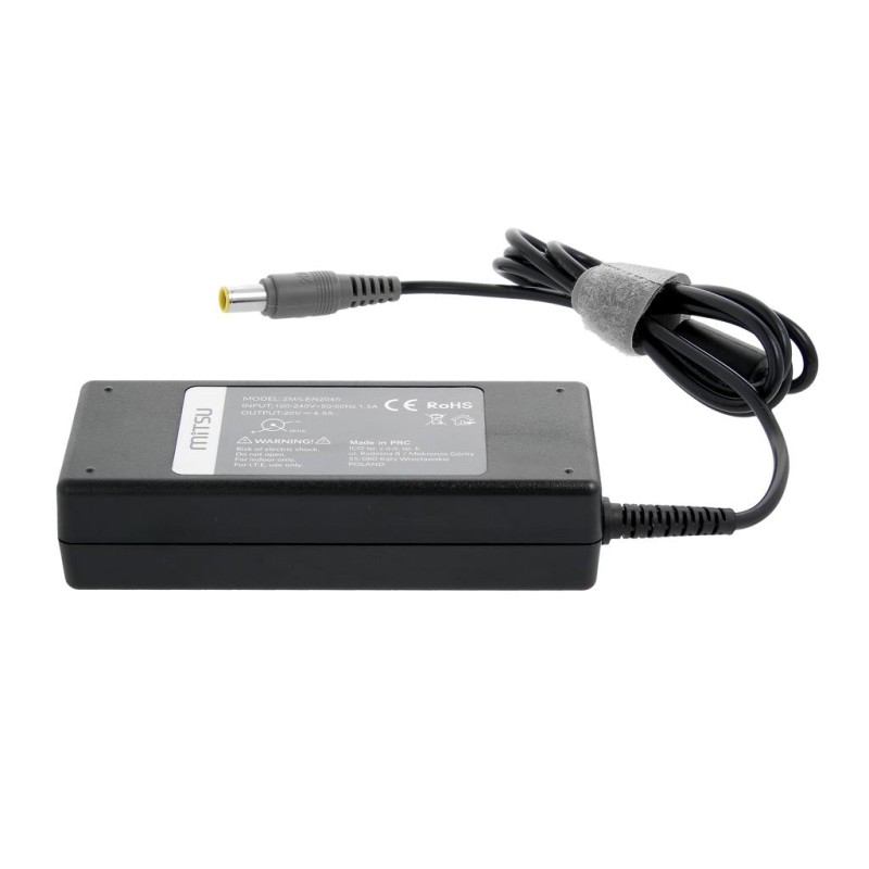 Zasilacz sieciowy Mitsu 20V 4.5A (8.0x5.5 pin) 90W do ... | PartsPC.pl