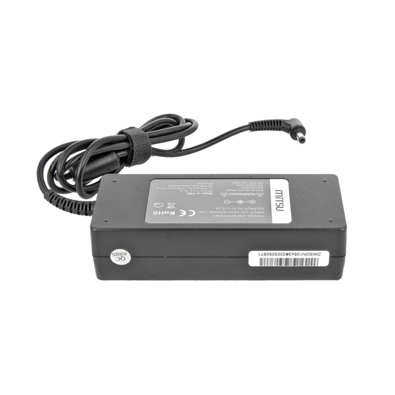 Zasilacz sieciowy Mitsu 10.5V 4.3A (4.8x1.7) 45W do... | PartsPC.pl