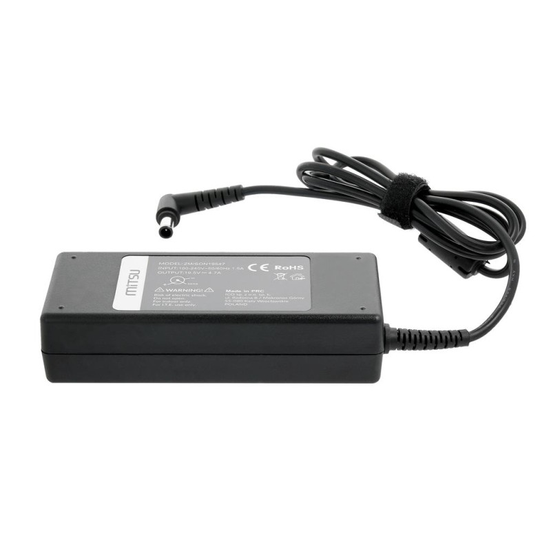 Zasilacz sieciowy Mitsu 19.5V 4.7A (6.5x4.4 pin) 90W d... | PartsPC.pl