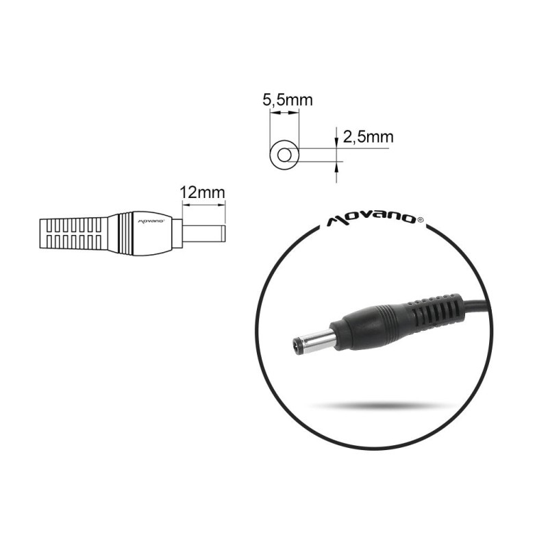 Zasilacz sieciowy Mitsu 19v 6.3a (5.5x2.5) 120W do not... | PartsPC.pl