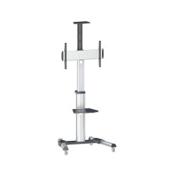 Stojak mobilny LCD/LED Manhattan 37"-70", 50kg, regulowany z półką