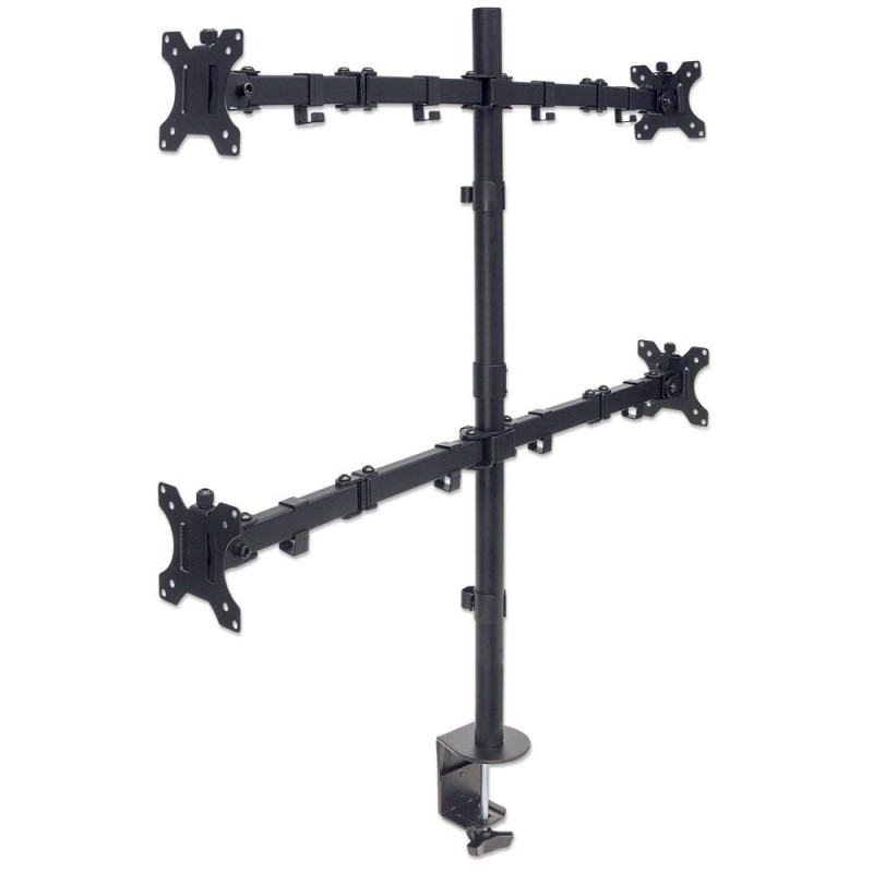 Uchwyt biurkowy Manhattan 13"-32" 4x8kg, 4 monitory | PartsPC.pl