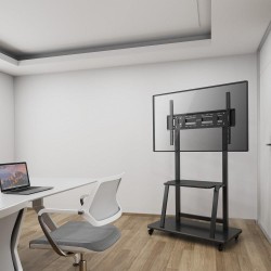 Stojak mobilny Manhattan 37''-100'', 150kg półka AV