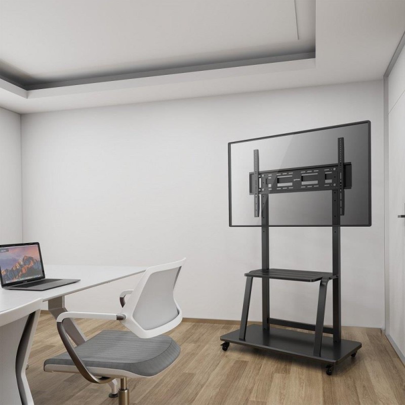 Stojak mobilny Manhattan 37''-100'', 150kg półka AV