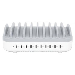 Stacja ładująca Manhattan 10-Portowa USB 120W