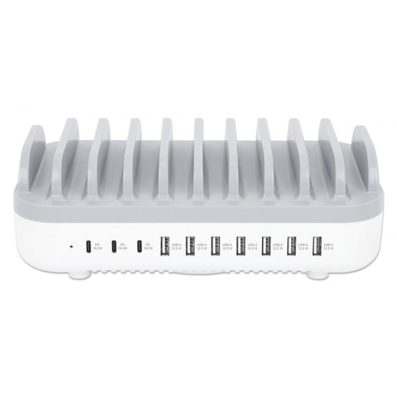 Stacja ładująca Manhattan 10-Portowa USB 120W