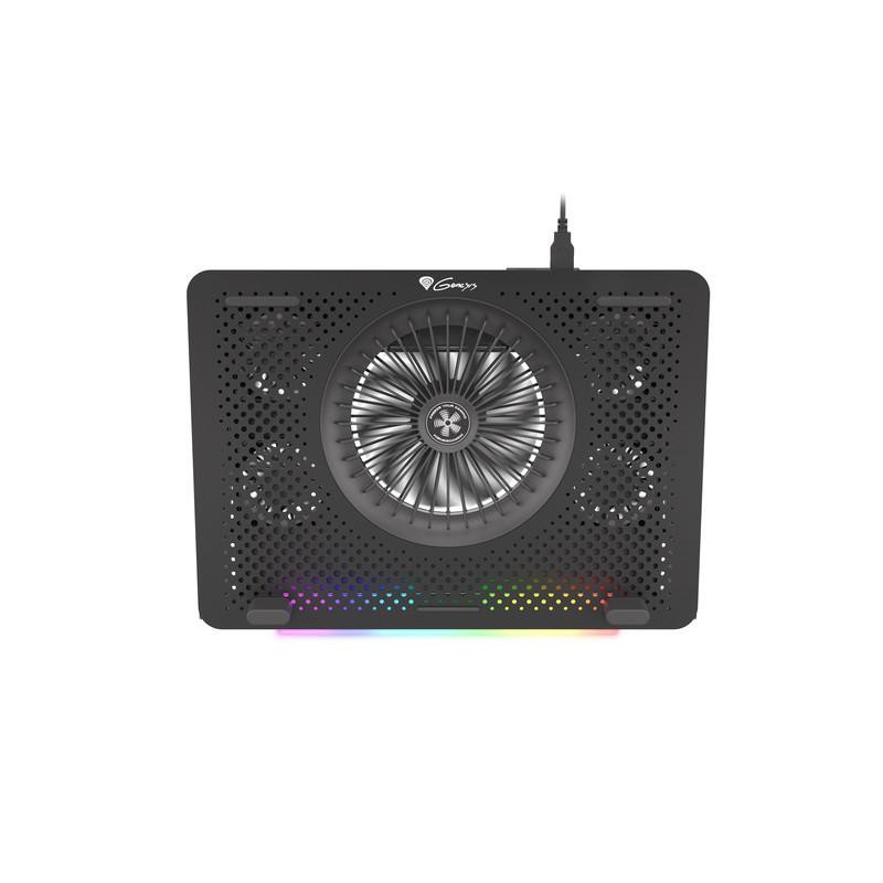 Podstawka pod notebooka Genesis Oxid 450 15.6" podświetlenie RGB, 5