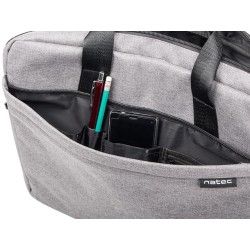 Torba do notebooka Natec Mustela grey 15,6" | PartsPC.pl