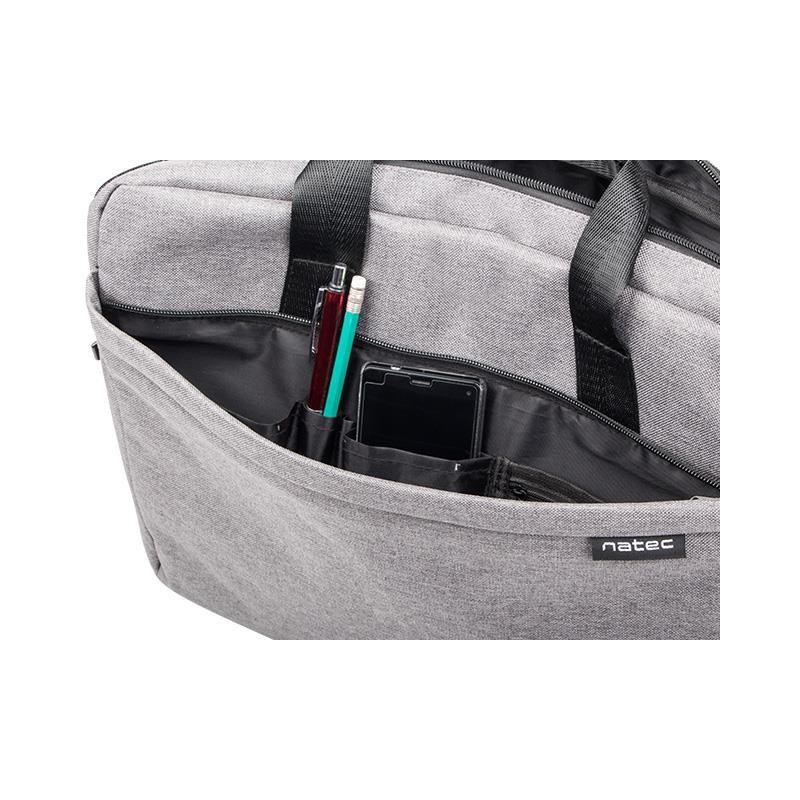 Torba do notebooka Natec Mustela grey 15,6" | PartsPC.pl