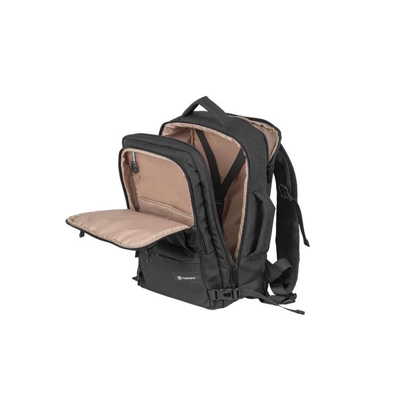 Plecak na notebooka Natec Camel Lite 15,6" 19 L czarny | PartsPC.pl