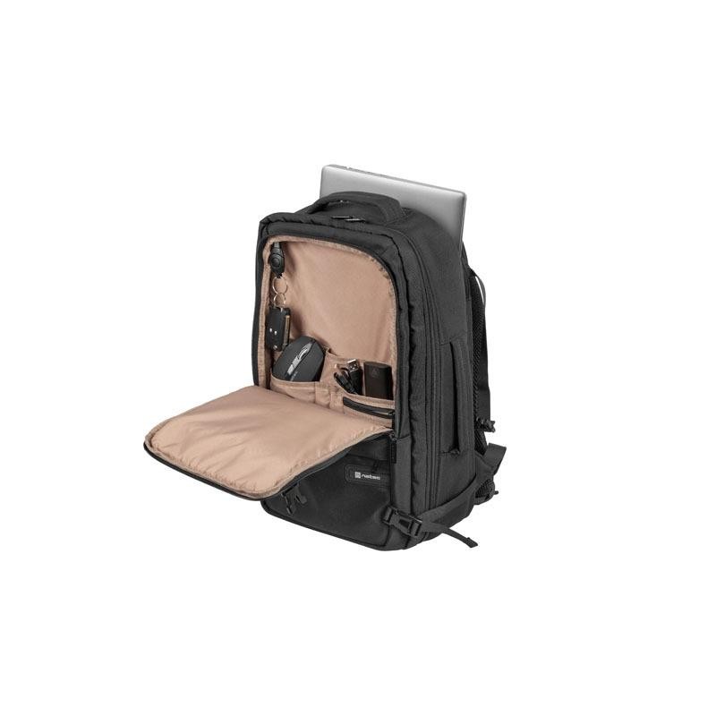 Plecak na notebooka Natec Camel Lite 15,6" 19 L czarny | PartsPC.pl