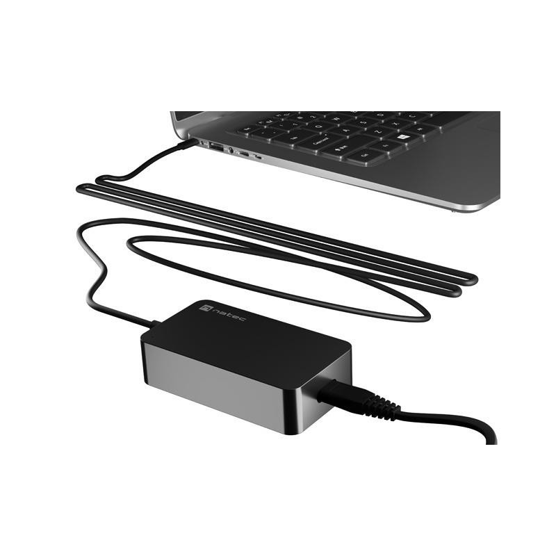 Zasilacz sieciowy uniwersalny Natec Grayling USB-C 45W do la… | PartsPC.pl