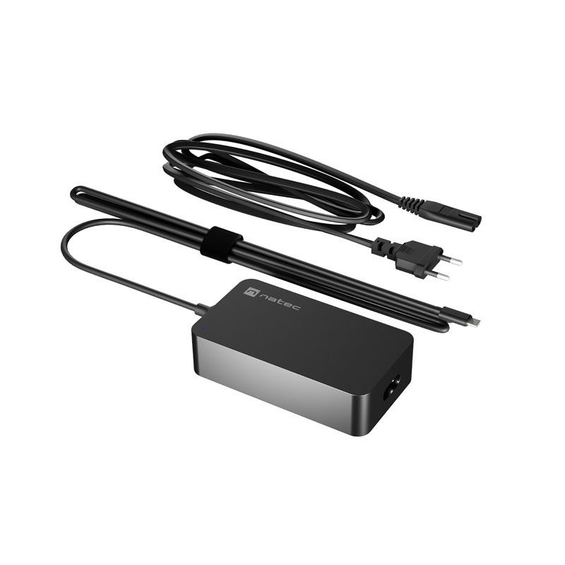 Zasilacz sieciowy uniwersalny Natec Grayling USB-C 45W do la… | PartsPC.pl