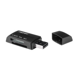 Czytnik kart Natec Mini Ant 3 SDHC MMC M2 MicroSD USB 2.0 Bl… | PartsPC.pl