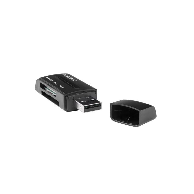 Czytnik kart Natec Mini Ant 3 SDHC MMC M2 MicroSD USB 2.0 Bl… | PartsPC.pl