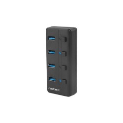 Hub USB Natec 4x USB 3.0 Mantis 2 z włącznikiem + zasilacz… | PartsPC.pl