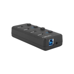 Hub USB Natec 4x USB 3.0 Mantis 2 z włącznikiem + zasilacz… | PartsPC.pl