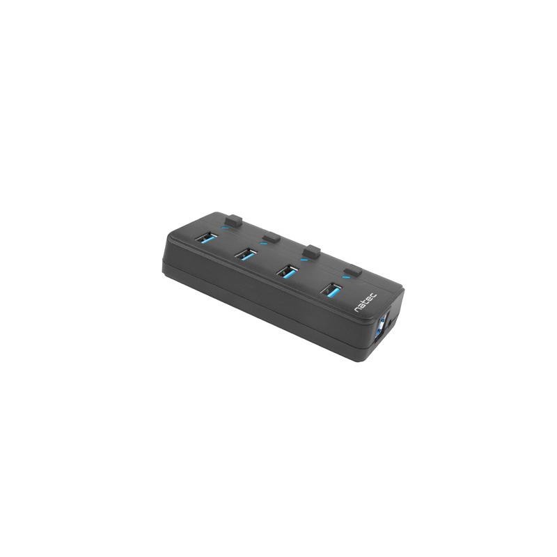 Hub USB Natec 4x USB 3.0 Mantis 2 z włącznikiem + zasilacz… | PartsPC.pl