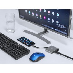Hub USB Natec Fowler Multi Port mini USB-C PD, USB 3.0, HDMI… | PartsPC.pl