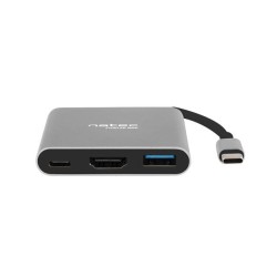 Hub USB Natec Fowler Multi Port mini USB-C PD, USB 3.0, HDMI… | PartsPC.pl