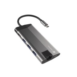 Stacja dokująca HUB USB Natec Fowler Plus Multiport USB-C PD… | PartsPC.pl