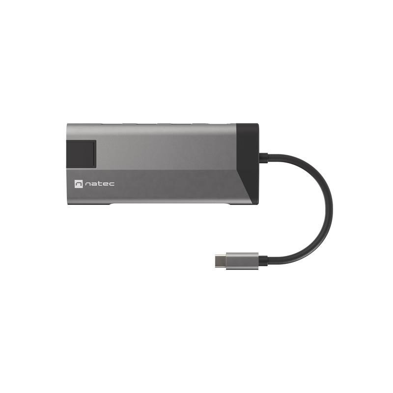 Stacja dokująca HUB USB Natec Fowler Plus Multiport USB-C PD… | PartsPC.pl