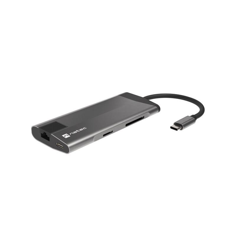 Stacja dokująca HUB USB Natec Fowler Plus Multiport USB-C PD… | PartsPC.pl
