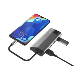 Stacja dokująca HUB USB Natec Fowler Plus Multiport USB-C PD… | PartsPC.pl