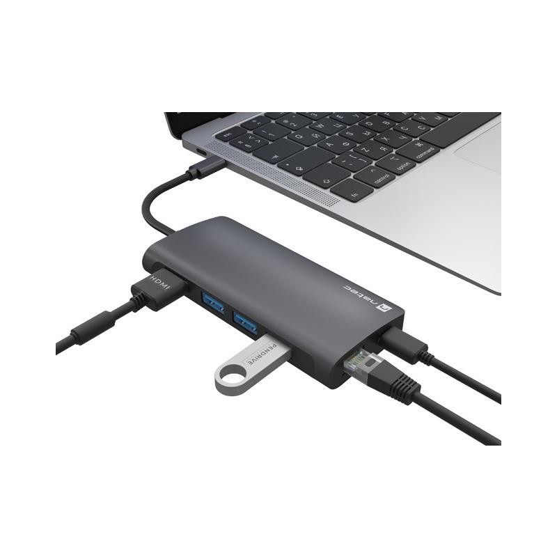 Stacja dokująca USB Natec Fowler 2 V2 Multiport USB-C - HUB … | PartsPC.pl