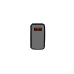 Ładowarka sieciowa Natec Ribera 1x USB-A 18W czarna | PartsPC.pl
