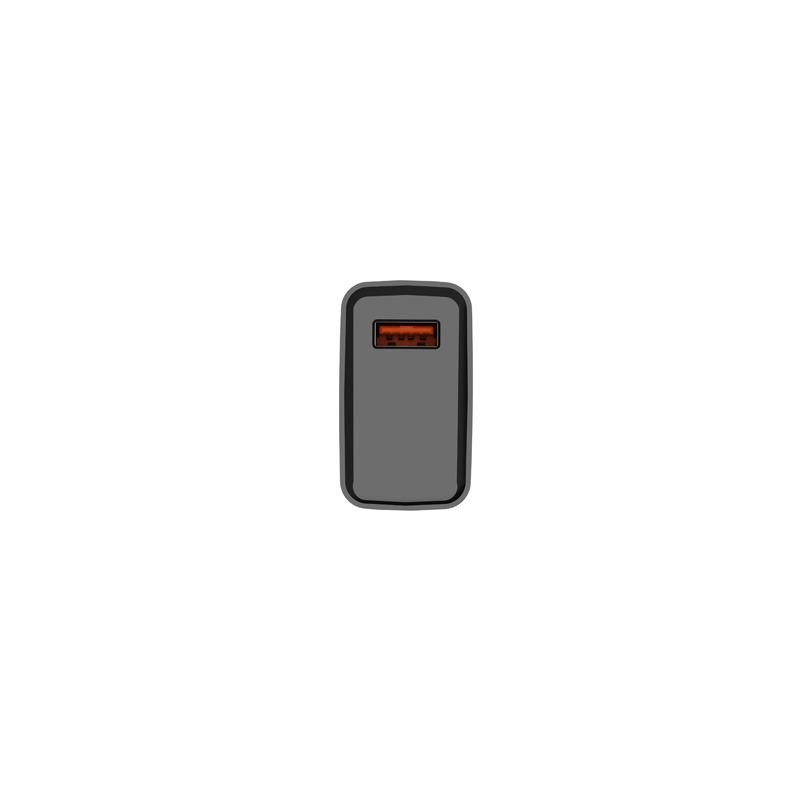Ładowarka sieciowa Natec Ribera 1x USB-A 18W czarna | PartsPC.pl