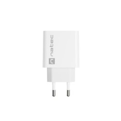 Ładowarka sieciowa Natec Ribera 1x USB-C 20W biała | PartsPC.pl