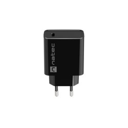 Ładowarka sieciowa Natec Ribera 1x USB-C 20W czarna | PartsPC.pl