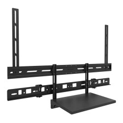 Zestaw półki na videobar i laptop Neomounts AV60-500BL 43"-1… | PartsPC.pl