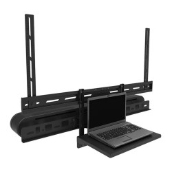 Zestaw półki na videobar i laptop Neomounts AV60-500BL 43"-1… | PartsPC.pl