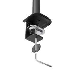 Uchwyt biurkowy na trzy monitory Neomounts DS60-600BL3 10"-27"