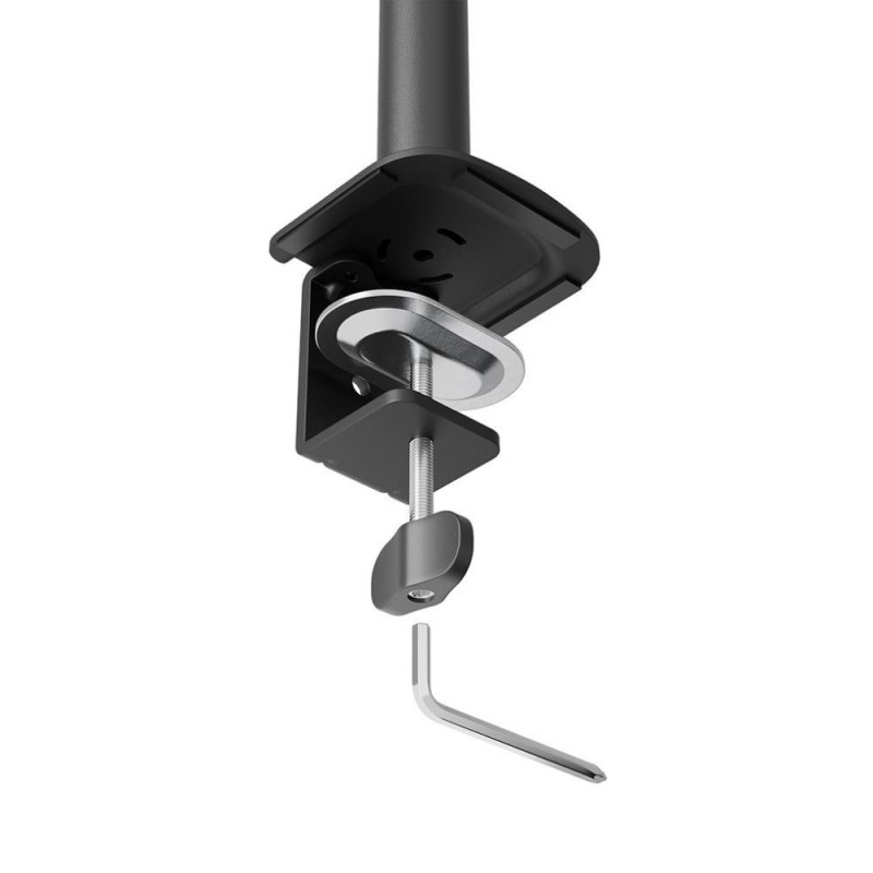 Uchwyt biurkowy na trzy monitory Neomounts DS60-600BL3 10"-27"