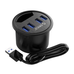Hub USB Orico DESK-4U-BK-BP biurkowy 4 x USB 3.1 | PartsPC.pl