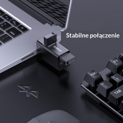 Hub USB Orico MINI-U32L-BK-BP 3 porty USB-A 3.0 + 2.0 alumin… | PartsPC.pl