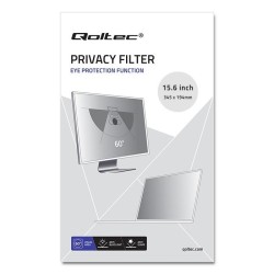 Qoltec Filtr prywatyzujący RODO | 15,6 cala | 16:9 | PartsPC.pl