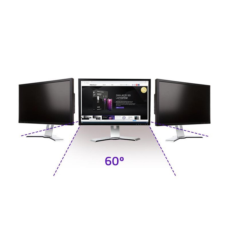 Filtr prywatyzujący RODO Qoltec 23" (16:9)