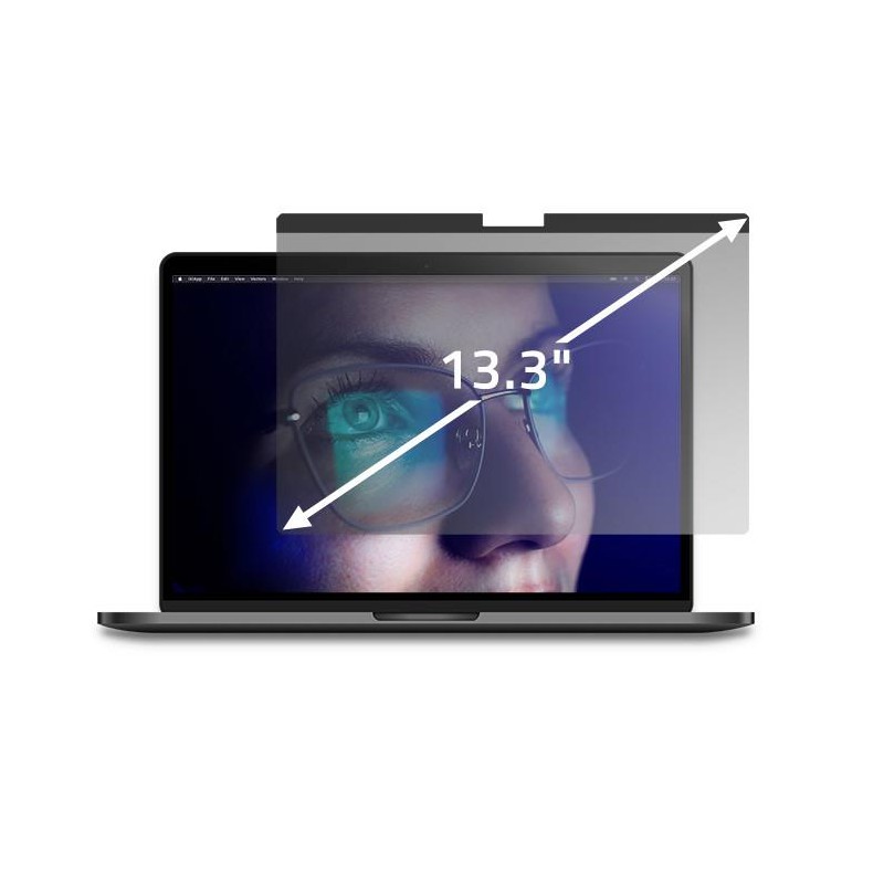 Filtr prywatyzujący RODO Qoltec do MacBook Air 13.6" | Magnetyczny |