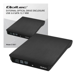 Obudowa/kieszeń Qoltec na napęd optyczny CD/DVD SATA | USB 3… | PartsPC.pl