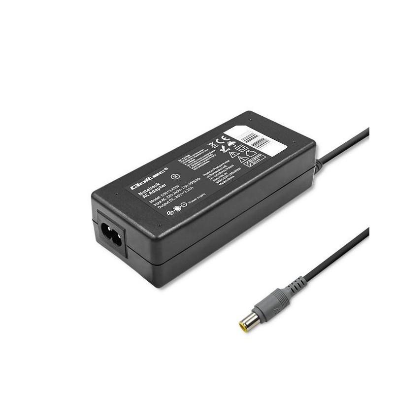 Qoltec Zasilacz dedykowany do IBM 20V | 3.52A | 7.9*5.5+pin | PartsPC.pl