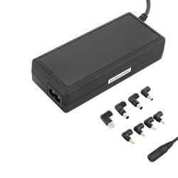 Qoltec Zasilacz uniwersalny automatyczny 90W | 8 wtyczek | PartsPC.pl
