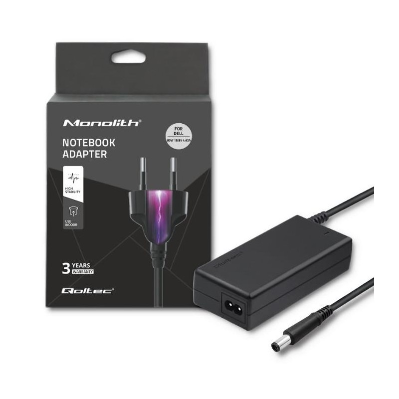 Zasilacz sieciowy Qoltec do Dell 90W 19,5V 4,62A 7,4*5,0+pin… | PartsPC.pl