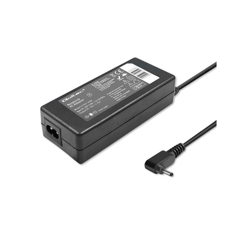 Qoltec Zasilacz do Asus 33W | 19V | 1.75A | 4.0*1.35 | +kabe… | PartsPC.pl