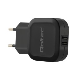 Qoltec Ładowarka sieciowa 17W | 5V | 3.4A | 2xUSB | PartsPC.pl