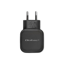 Ładowarka sieciowa Qoltec 17W 5V 3,4A 2xUSB + kabel USB type… | PartsPC.pl